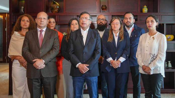 El presidente de Colombia, Gustavo Petro, se pronuncia por el voto en contra a la Consulta Popular por parte del Congreso de la República,