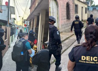 DEIC en conjunto al MP realizan 28 diligencias de allanamiento en busca de indicios que fortalezcan investigaciones, así como hacer efectivas órdenes de captura.
