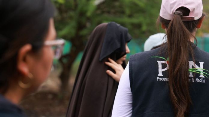 El Ministerio Público (MP), realiza una diligencia de allanamiento en seguimiento a casos por matrimonios forzados por parte de la secta Lev Tahor.