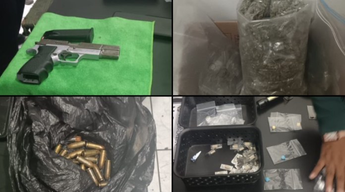 Autoridades localizan armas, municiones exclusivas y drogas durante allanamiento en colonia Berlín