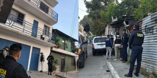 Autoridades realizan cinco diligencias de allanamiento en dos puntos del país en busca de indicios por casos de extorsión.