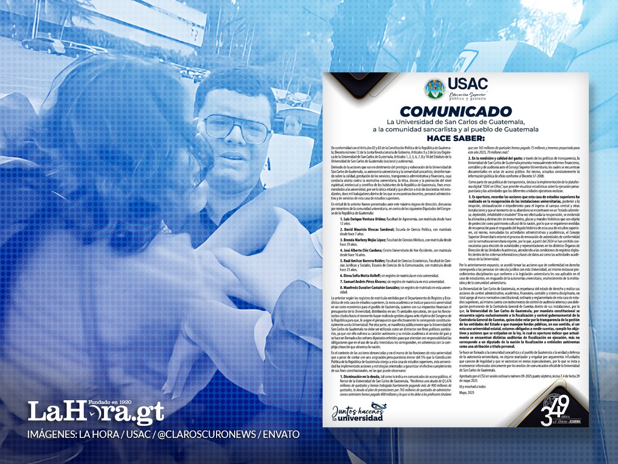 Altercado Usac: autoridades universitarias anuncian medidas contra diputados