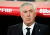 Ancelotti previo al comienzo de la final de la Copa del Rey contra el Barcelona, el sábado 26 de abril de 2025. Foto La Hora: AP.