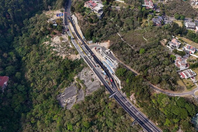 Kilómetro 11.5 de la Carretera a El Salvador. Foto La Hora: COVIAL