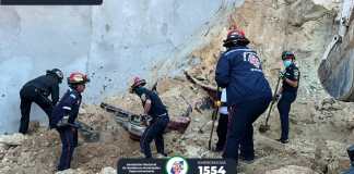 Deslizamiento de arena deja soterrada a cuatro personas, una aún sigue desaparecida