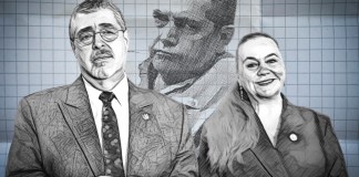 Bernardo Arévalo y Anabella Giracca anuncia la firma y publicación del acuerdo 92-2025 que aprueba el aumento salarial para maestros de enseñanza pública.