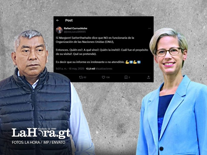 Fiscal Curruchiche cuestiona visita oficial de relatora de la ONU, quien sostuvo reunión con Consuelo Porras.