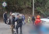 Bomberos Municipales informaron que la mañana de este  jueves 29 de mayo se registró un ataque armado en el Bulevar La Montaña, Ruta al Pulté. Foto La Hora: Bomberos Municipales.