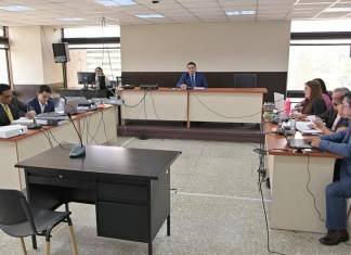 El juez Fredy Orellana envió a juicio al exdirector de informática del TSE, Jorge Santos. Foto La Hora: Fabricio Alonzo
