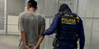 Junior Alexander Aguilar Sut, alias “Flaco”, presunto integrante del "Barrio 18", fue capturado por agentes de la PNC previo a realizar un ataque armado en Palencia.