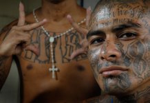 Little Psycho Criminal, una de las clicas del "Barrio 18" con mayor incidencia en Guatemala.