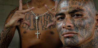 Little Psycho Criminal, una de las clicas del "Barrio 18" con mayor incidencia en Guatemala.