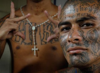 Little Psycho Criminal, una de las clicas del "Barrio 18" con mayor incidencia en Guatemala.