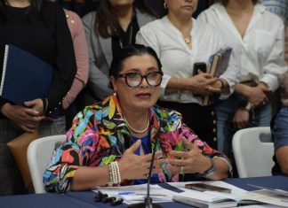 Presidenta del TSE: «No podemos sancionar porque no hay convocatoria», sobre la propaganda individual anticipada La presidenta del TSE, Blanca Alfaro, ha explicado en varias ocasiones por qué se han abierto expedientes por posible propaganda ilegal y no campaña anticipada. Foto: La Hora