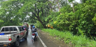 Dirección General de Caminos atiende a socavamiento en km 99.5 CA-2 Oriente, tramo Escuintla a Taxisco