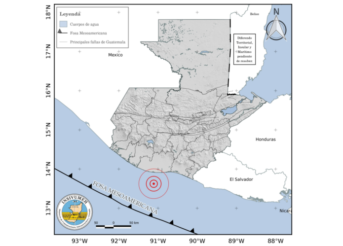 Sismo de magnitud 4.8 azota las costas del Pacífico este 12 de mayo.