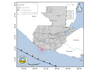 Sismo de magnitud 4.9 azota las costas del pacífico.