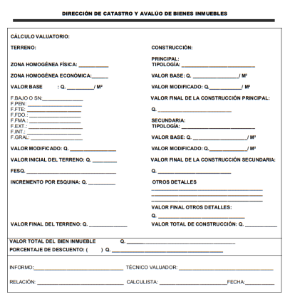 FICHA PREDIAL