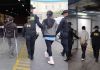 Presuntos miembros del barrio 18 con capturados ya que contaban con orden de captura. Foto La Hora: PNC