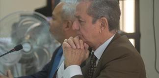 Carlos Pinzón, exjefe de Recursos Humanos de la SAT, fue absuelto por el Tribunal Séptimo de Sentencia Penal. Foto La Hora: Fabricio Alonzo