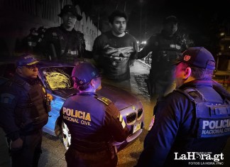 Las carreras clandestinas. Foto La Hora: PNC.