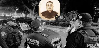 Agente de PNC de tránsito falleció luego de ser atropellado mientras realizaba operativo en contra de carreras clandestinas. Foto La Hora: PNC