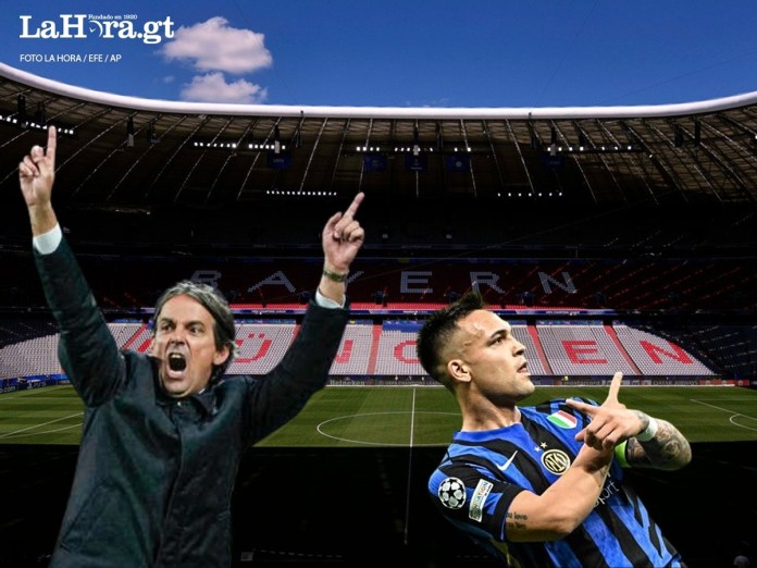 El Inter de Milán se disputa el trofeo más prestigioso del Viejo Continente, la EUEFA Champions League, Foto La Hora: AP- EFE. Diseño- Roberto Altán.