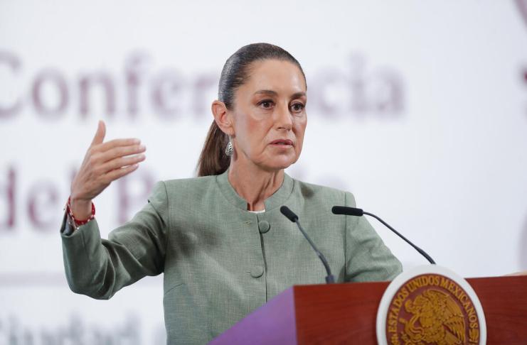 Sheinbaum, cuestionó a EE. UU. de "negociar" con terroristas. Foto La Hora: EFE