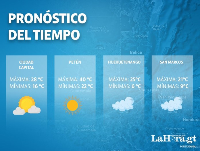 El Instituto Nacional de Sismología, Vulcanología, Meteorología e Hidrología (Insivumeh) informa sobre el pronóstico meteorológico de este viernes 16 de mayo. Foto La Hora- Diseño. Roberto Altán,