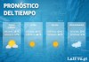 Pronóstico climático, según el Instituto Nacional de Sismología, Vulcanología, Meteorología e Hidrología (Insivumeh) para este jueves 22 de mayo. Foto: Diseño: La Hora- Roberto Altán.