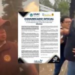 Capturas de pantalla de los videos de los altercados ocurridos dentro de la Universidad de San Carlos de Guatemala. Foto La Hora: Captura de pantalla/ USAC
