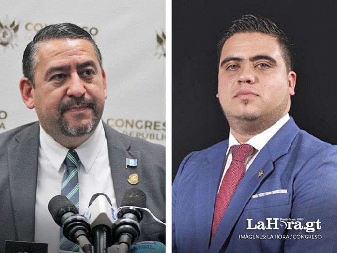 Los diputados Darwin Lucas y Raúl Solórzano serán informados de la separación del bloque UNE. Arte: La Hora / Alejandro Ramírez