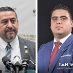 Los diputados Darwin Lucas y Raúl Solórzano serán informados de la separación del bloque UNE. Arte: La Hora / Alejandro Ramírez