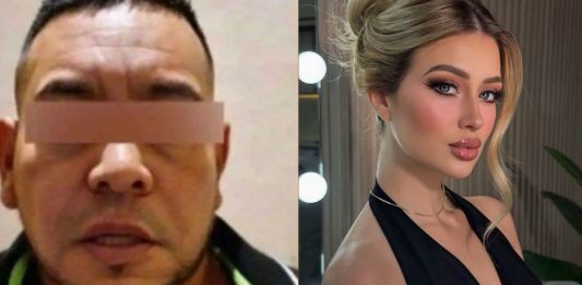 Miembro del CJNG conocido con el alias RR y la influencer Mexicana Valeria Márquez. Foto La Hora: El Milenio / Instagram Valeria Márquez