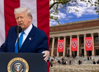 La administración del presidente Donald Trump se dispone a cancelar todos los contratos federales restantes del gobierno federal con la Universidad de Harvard. Foto La Hora: EFE.