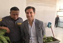 El abogado Eduardo Masaya fue trasladado al Preventivo de la zona 18 en la madrugada de este viernes. Foto La Hora: Fabricio Alonzo