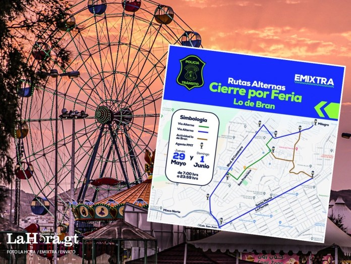 Cierres temporales por algunos puntos de la comuna por feria de Lo de Bran.