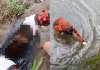 Bomberos Voluntarios localizan a un feto de 30 semanas en el río Tzununá en Retalhuleu