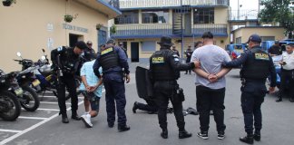 Grupo de sicarios es interceptado por agentes de la PNC previo a realizar un ataque armado en zona 5