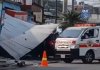 Durante la jornada de este sábado se registraron varias accidentes de tránsito. Foto La Hora: PMT Villa Nueva