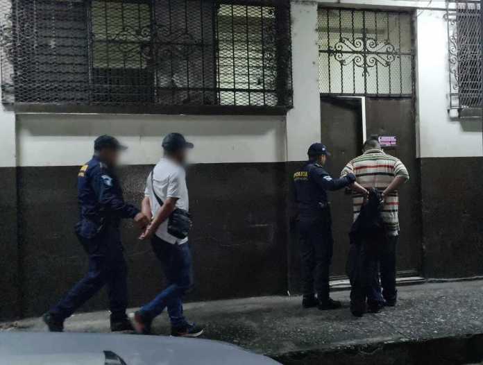 pnc captura tres hombres