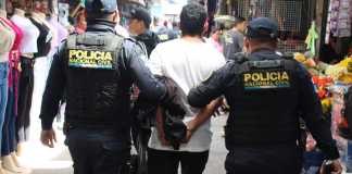 Alias "Seco", presunto integrante del "Barrio 18" fue capturado antes de dirigirse para cometer un ataque armado en contra de taxis pirata de zona 18.