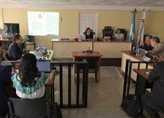 Tribunal Séptimo de Sentencia Penal conoce las conclusiones en el caso Hogar Seguro. Foto La Hora: Fabricio Alonzo