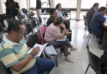 El Tribunal Séptimo de Sentencia Penal fijo el 15 de mayo para conocer las conclusiones del juicio por el caso Hogar Seguro. Foto La Hora: Fabricio Alonzo