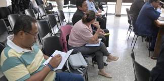 El Tribunal Séptimo de Sentencia Penal fijo el 15 de mayo para conocer las conclusiones del juicio por el caso Hogar Seguro. Foto La Hora: Fabricio Alonzo