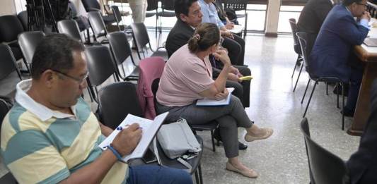 El Tribunal Séptimo de Sentencia Penal fijo el 15 de mayo para conocer las conclusiones del juicio por el caso Hogar Seguro. Foto La Hora: Fabricio Alonzo