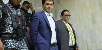 Jorge Santos, exdirector de informática del TSE, fue trasladado al Preventivo de la zona 18 el pasado lunes. Foto La Hora: Fabricio Alonzo
