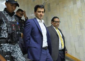 Jorge Santos, exdirector de informática del TSE, fue trasladado al Preventivo de la zona 18 el pasado lunes. Foto La Hora: Fabricio Alonzo