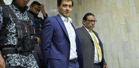 Jorge Santos, exdirector de informática del TSE, fue trasladado al Preventivo de la zona 18 el pasado lunes. Foto La Hora: Fabricio Alonzo