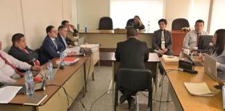 MP y defensa incorporan pruebas documentales en juicio contra exfiscal Stuardo Campo El Tribunal Décimo de Sentencia Penal recibió la documentación dentro del juicio contra el exfiscal Stuardo Campo. Foto La Hora: Fabricio Alonzo